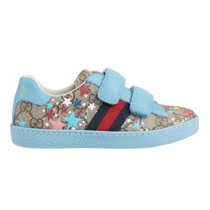 Gucci Ace Toddler Kids 'Star Print Monogram' in Multi, Size US9 (EU26)